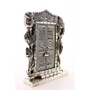 Allah Muhammed Yazılı Gül Kabe Kapısı Gümüş Biblo 25 cm-023