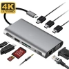Ally 10 İn 1 Hdmı Vga Rj45 Pd Usb 3.0 Hub Adaptör Çoklayıcı