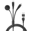 Ally 2x Type-c 100w-27w + Apple Watch İçin Type-c Şarj Kablosu-(5775)