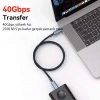Ally 40gbps 240w Type-c 8k Görüntü Ve Hızlı Data Şarj Kablosu-(5775)