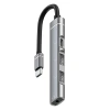 Ally 4in1 Type-c+3.5mm+usb Girişli Çoğaltıcı Adaptör Çevirici Hub