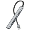 Ally 4in1 Type-c+3.5mm+usb Girişli Çoğaltıcı Adaptör Çevirici Hub