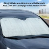 Ally 5 Katmanlı Alüminyum Katlanabilir Araç Ön Cam Güneşliği -140x70 Isı Yalıtımlı