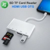 Ally 5in1 Lightning Hdmı Dijital Av Adaptör+ Otg Usb Hub Kamera Tf Sd Okuyucu