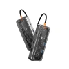 Ally 8in1 Type-c To Usb3.0 + Usb2.0 + Type-c + Pd + Hdmı + Sd + Tf + Ethernet Çoğaltıcı Transparan H
