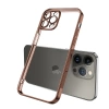 Ally Fashion Series İphone 13 Pro Max Kılıf Renkli Kenar Lazer Çerçeveli Silikon Kılıf