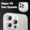 Ally İphone 12 Pro Max 3d Metal Çerçeveli Kamera Lens Koruyucu