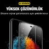 Ally İphone 13 Pro Max 6.7inç Full Glue Matte Tempered Cam  Ekran Koruyucu-(5775)
