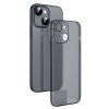 Ally İphone 14 Plus 6.7inch Frosted Glass Şeffaf Kamera Korumalı Kılıf