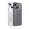 Ally İphone 14 Plus 6.7inch Frosted Glass Şeffaf Kamera Korumalı Kılıf