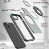 Ally İphone 14 Plus İçin Magsafe Uyumlu Yüzük Standlı Manyetik Silikon Kılıf