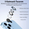 Ally İphone 14 Pro-14 Pro Max Diamond Taş İşlemeli Alüminyum Alaşımlı Kamera Lens Koruyucu