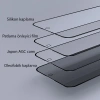 Ally İphone 15 Plus 3d Full Privacy Gizlilik Cam Ekran Koruyucu Anti-spy