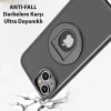 Ally İphone 15 Plus İçin Magsafe Uyumlu Yüzük Standlı Manyetik Silikon Kılıf