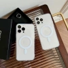 Ally İphone 15 Pro Magsafe Uyumlu Manyetik Şeffaf Silikon Kılıf