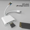 Ally  Nk-101yst Pro Type-c/lightning To Sd-tf Kart Çevirici Adaptör