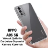 Ally Oppo A55 4g Kılıf Kamera Korumalı Ultra İnce Şeffaf Silikon Kılıf