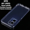 Ally Oppo A57 (2022) Kılıf Kamera Korumalı Ultra İnce Şeffaf Silikon Kılıf