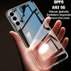 Ally Oppo A93 5g Kamera Lens Korumalı Şeffaf Silikon Kılıf
