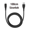 Ally Qc3.0 Usb To Type-c Hızlı Şarj Kablosu-(5775)