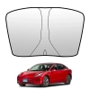 Ally Tesla Model Y Model 3 İçin Ön Cam Güneşliği Katlanır Ön Pencere Güneşlik