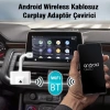 Ally Usb+type-c Android Kablosuz Carplay Adaptör Çevirici - Youtube Netflix Tiktok Video Yansıtıcı