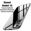 Ally Xiaomi Redmi 10 Kılıf Kamera Korumalı Ultra İnce Şeffaf Silikon Kılıf