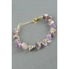 Amatist Kırık Doğaltaş Bileklik