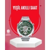 Amoled Smartwatch Harita Modlu Bluetooth Aramalı 3 Değiştirilebilir Kayışlı