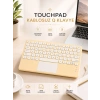 Android ve İOS Uyumlu Bluetooth Klavye Touchpad Slim Kablosuz Wifi Q Klavye