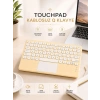 Android Ve İos Uyumlu Bluetooth Klavye Touchpad Slim Kablosuz Wifi Q Klavye