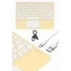 Android Ve İos Uyumlu Bluetooth Klavye Touchpad Slim Kablosuz Wifi Q Klavye
