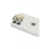 Apple iPhone 11 Pers Alüminyum Kamera Lens - Gold