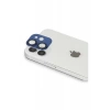 Apple iPhone 11 Pers Alüminyum Kamera Lens - Lacivert