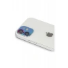Apple iPhone 11 Pers Alüminyum Kamera Lens - Rainbow