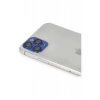 Apple iPhone 11 Pro Max Pers Alüminyum Kamera Lens - Lacivert