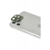 Apple iPhone 11 Pro Max Pers Alüminyum Kamera Lens - Yeşil