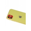 Apple iPhone 11 Rainbow Kamera Lens Koruma Cam - Kırmızı