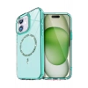 Apple iPhone 12 Live Diamond Magsafe Kapak - Yeşil