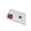 Apple iPhone 13 Rainbow Kamera Lens Koruma Cam - Koyu Kırmızı