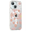 Apple iPhone 14 Floral Magsafe Kapak - Pembe