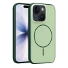 Apple iPhone 14 Neva Magsafe Kapak - Koyu Yeşil