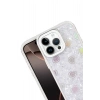 Apple iPhone 14 Pro Max Lumi Desenli Kapak - Beyaz