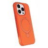 Apple iPhone 14 Pro Max Regal Magsafe Standlı Kapak - Turuncu