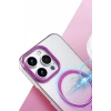 Apple iPhone 15 Pro Max Glossy Magsafe Kapak - Mor