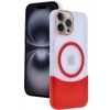 Apple iPhone 15 Pro Max Velar Magsafe Kapak - Kırmızı