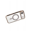 Apple iPhone 17 Air Joke Simli Magneticsafe Kılıf - Gold