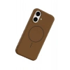 Apple iPhone 17 Jully Magsafe Kapak - Kahverengi