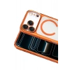 Apple iPhone 17 Pro Max Chrome Magsafe Kapak - Turuncu