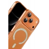 Apple iPhone 17 Pro Max Tash Diamond Magsafe Kapak - Turuncu